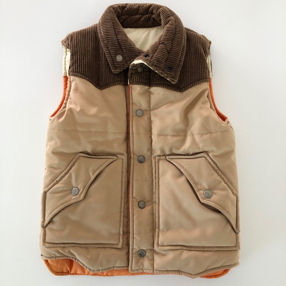 Vintage couderoy vest Marty McFly